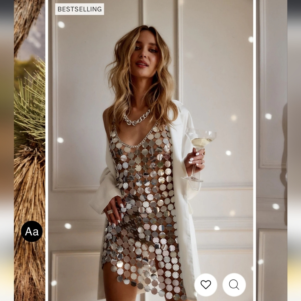 NWT 12th Tribe Diana Disco Dress